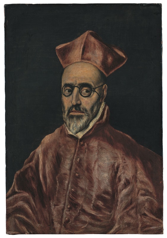 El Greco
Portrait d’un cardinal, vers 1600-1614
huile sur toile, 74,5 x 51 cm