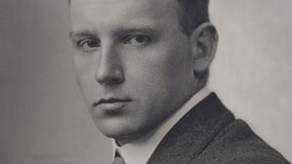 Der junge Oskar Reinhart (1885–1965), Photographie von Hermann Linck (1898–1986), Winterthur, Volkart Fotoarchiv im Fotomuseum Winterthur