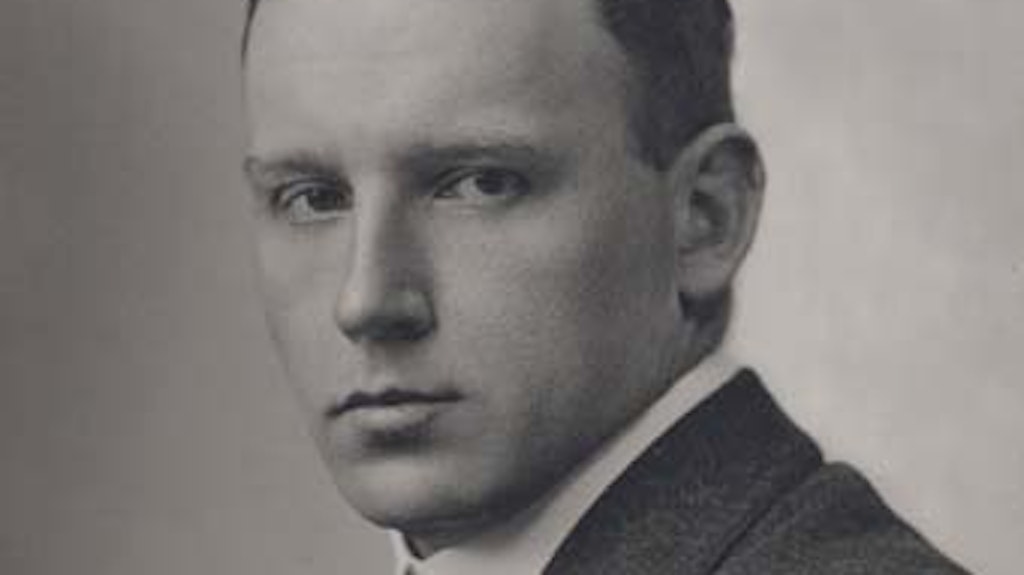 Der junge Oskar Reinhart (1885–1965), Photographie von Hermann Linck (1898–1986), Winterthur, Volkart Fotoarchiv im Fotomuseum Winterthur