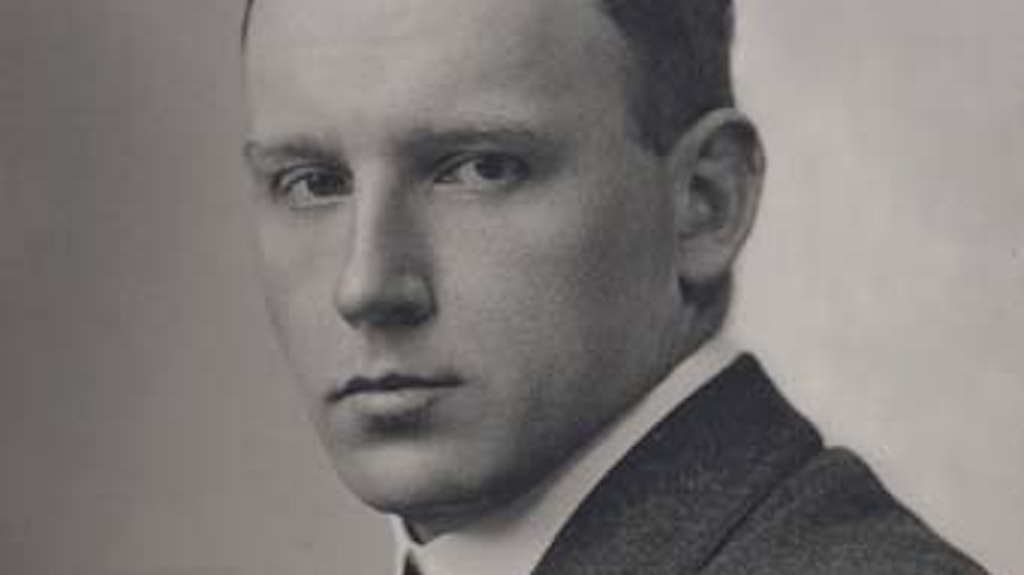 Der junge Oskar Reinhart (1885–1965), Photographie von Hermann Linck (1898–1986), Winterthur, Volkart Fotoarchiv im Fotomuseum Winterthur