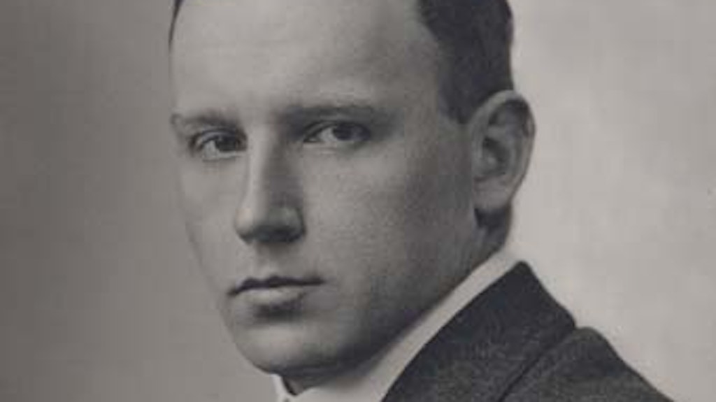 Der junge Oskar Reinhart (1885–1965), Photographie von Hermann Linck (1898–1986), Winterthur, Volkart Fotoarchiv im Fotomuseum Winterthur