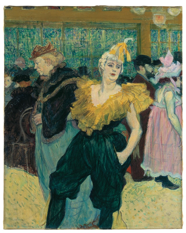 Henri de Toulouse-Lautrec
Die Clownesse Cha-U-Kao, 1895
Öl auf Leinwand, 75 x 55 cm