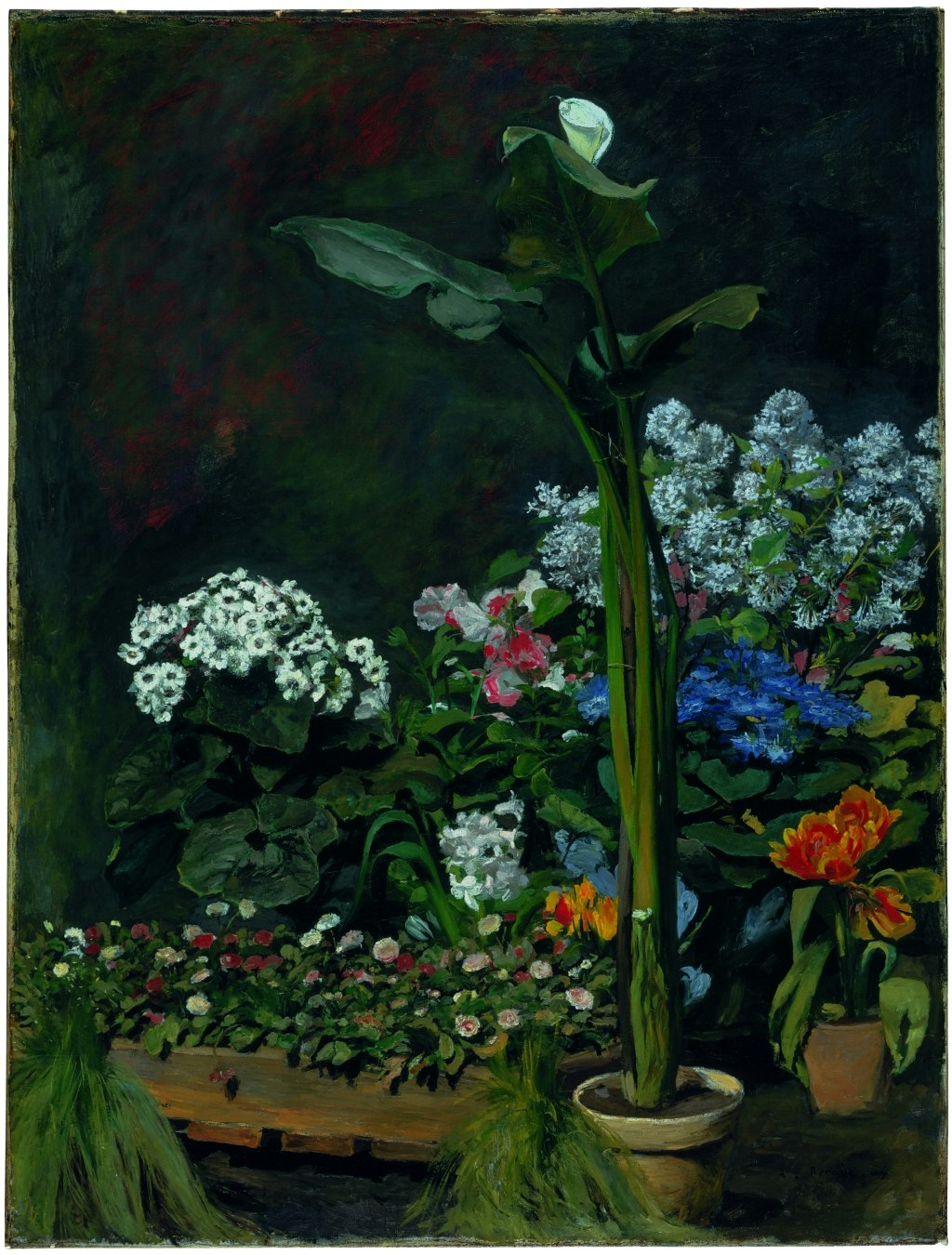 Pierre-Auguste Renoir
Lily and Greenhouse Plants 1864
Oil on canvas, 130 x 96 cm