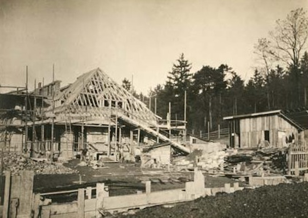 Bild zum Neubau der Villa Am Römerholz, 1913–16 gebaut nach den Plänen von Maurice Turrettini, unbekannter Photograph, Studienbibliothek Winterthur.