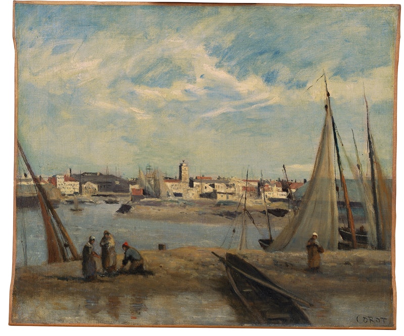 Camille Corot
Dunkirk, Seen from the Fishing Port 1873
Oil on canvas, 46,5 x 55,5 cm