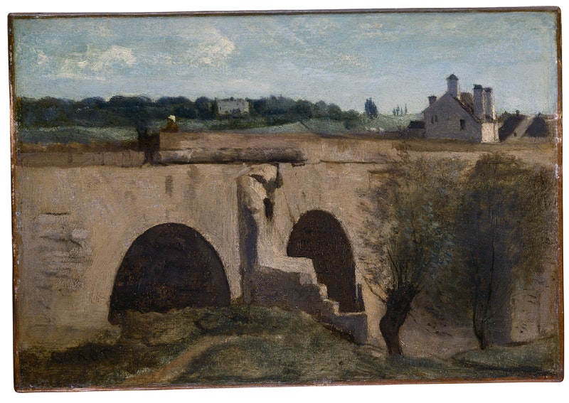 Camille Corot
The Bridge at Mantes c. 1855–1860
Oil on canvas, 23,5 x 35 cm