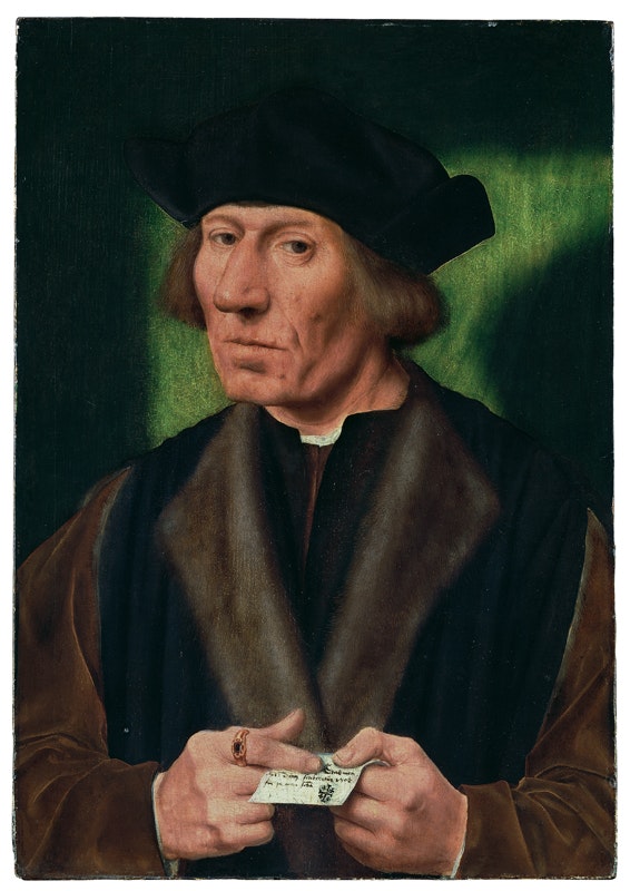 Quentin Massys
Portrait of a Fifty-one-year-old Man c. 1509–1512
Panel, 48,3 x 33,5 cm