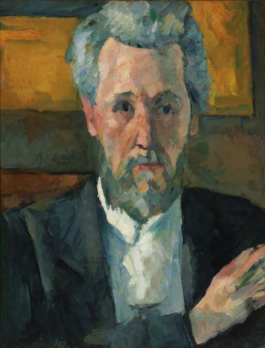 Paul Cézanne, Portrait de Victor Chocquet (buste), ca. 1877, Oil on canvas, 35,2 × 27,3 cm, Virginia Museum of Fine Arts, Richmond, VA, Collection of Mr. and Mrs. Paul Mellon