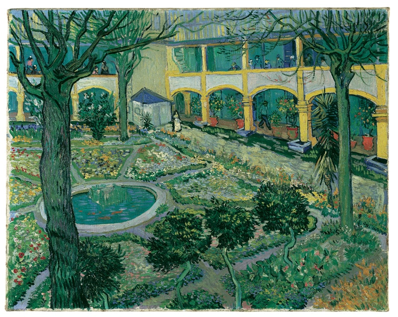 Vincent van Gogh (1853–1890)
The Courtyard of the Hospital at Arles 1889
Oil on canvas, 73 x 92 cm