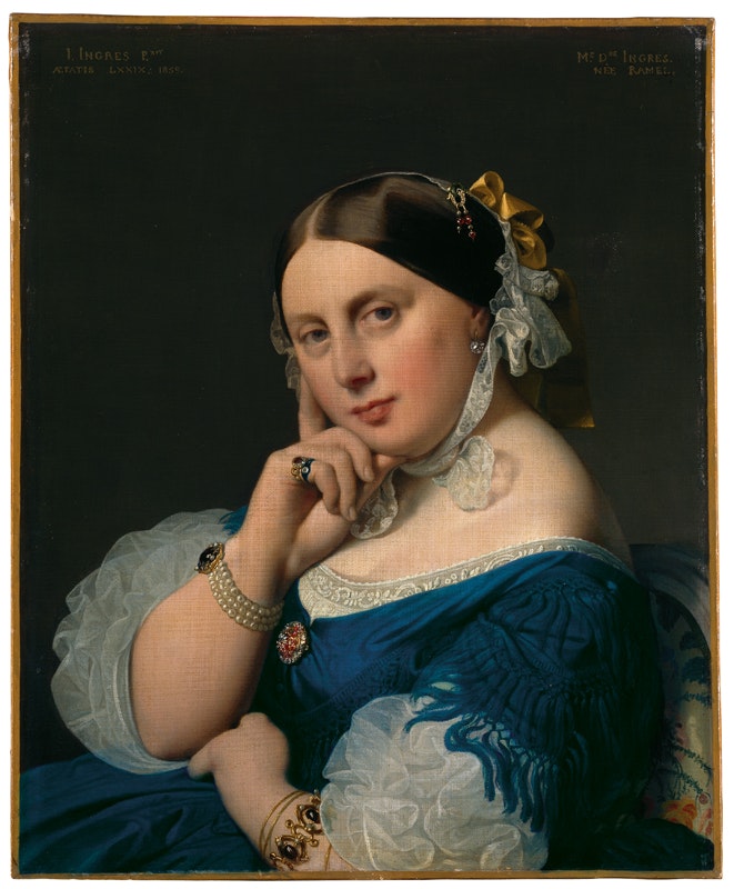 Jean-Auguste-Dominique Ingres
Portrait of Delphine Ingres-Ramel 1859
Oil on canvas, 65,2 x 53,3 cm