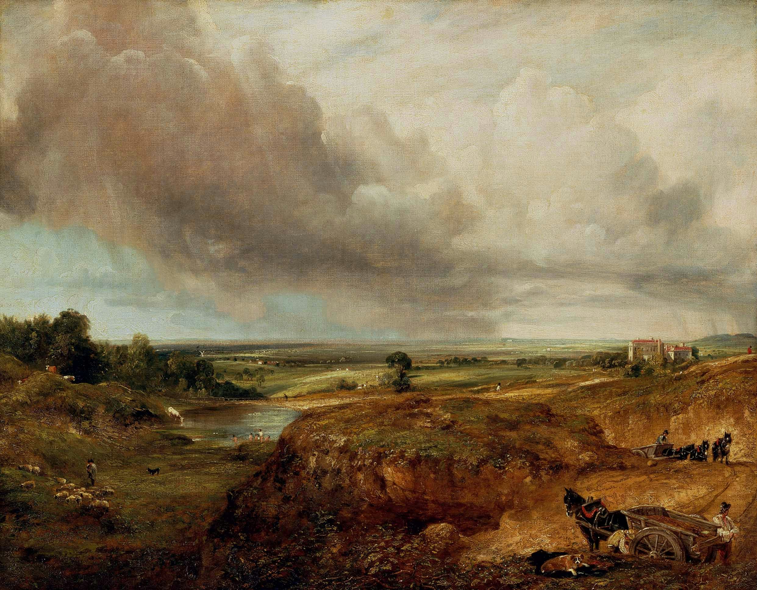 John Constable
Branch Hill Pond, Hampstead 1824/25
Oil on canvas, 60 x 77 cm