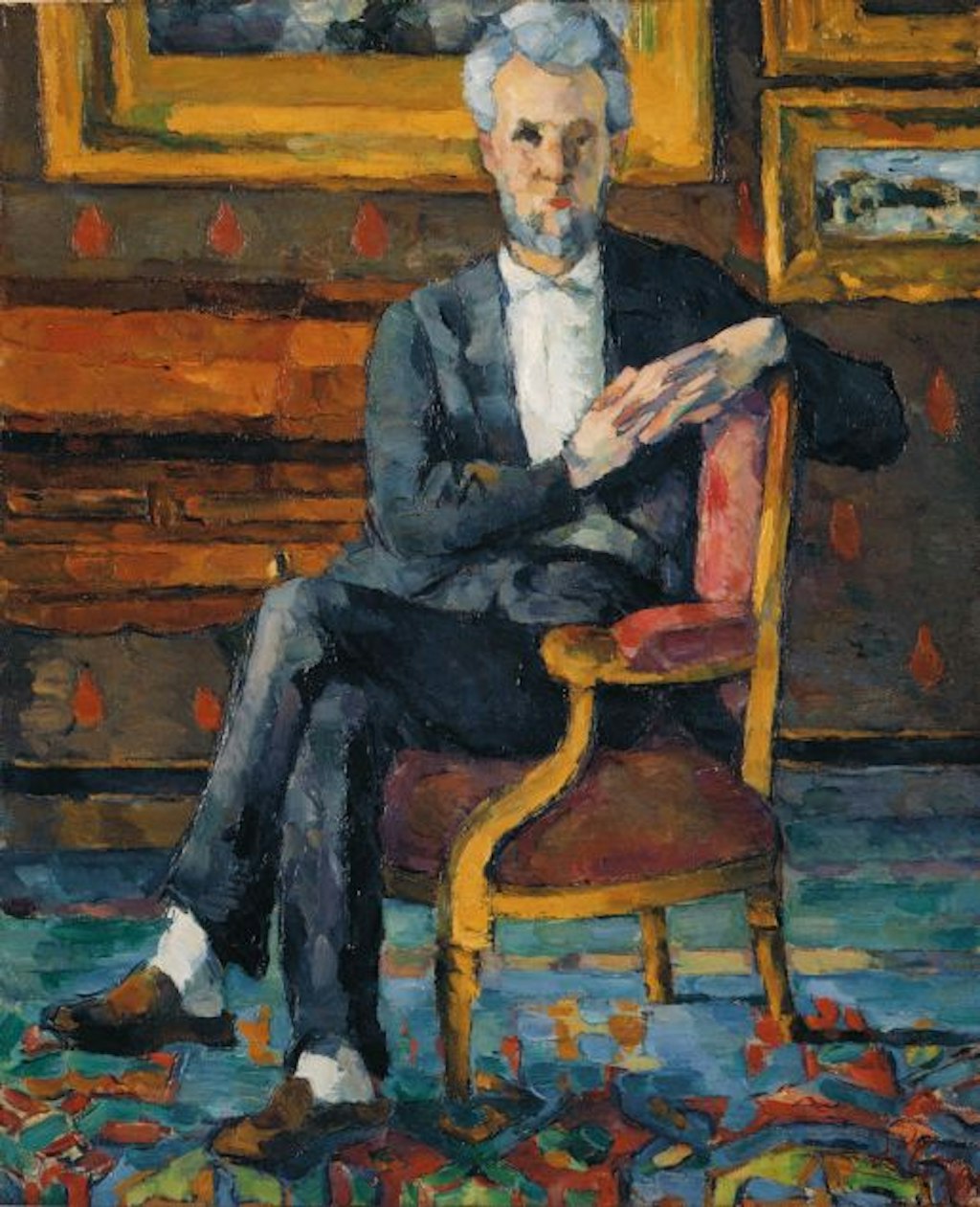 Paul Cézanne, Portrait de Victor Chocquet assis, 1877, Huile sur toile, 45,7 × 38,1 cm, Columbus Museum of Art, Columbus, OH, acquisition Howald Fund