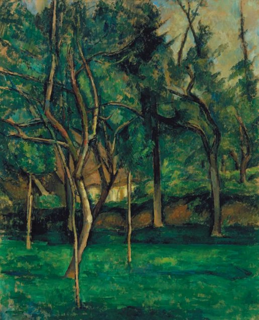 Paul Cézanne, Le Verger (Hattenville), 1882, Huile sur toile, 61 × 50 cm, Thyssen-Bornemisza Collections