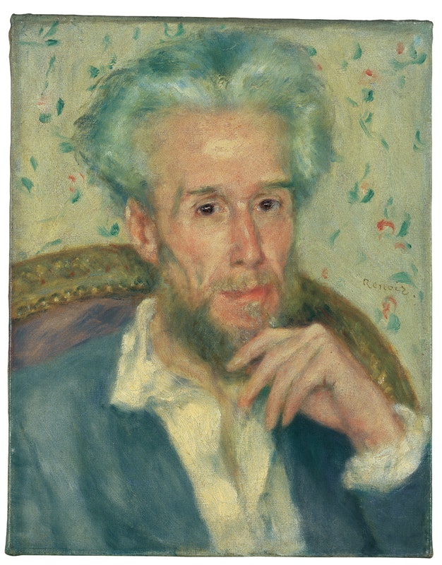 Pierre-Auguste Renoir
Ritratto di Victor Chocquet, attorno al 1876
olio su tela, 46 x 36 cm